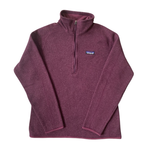 Patagonia Jackets & Blazers - Patagonia Women’s Better Sweater 1/4 Zip Fleece Jacket Plum Purple Size L